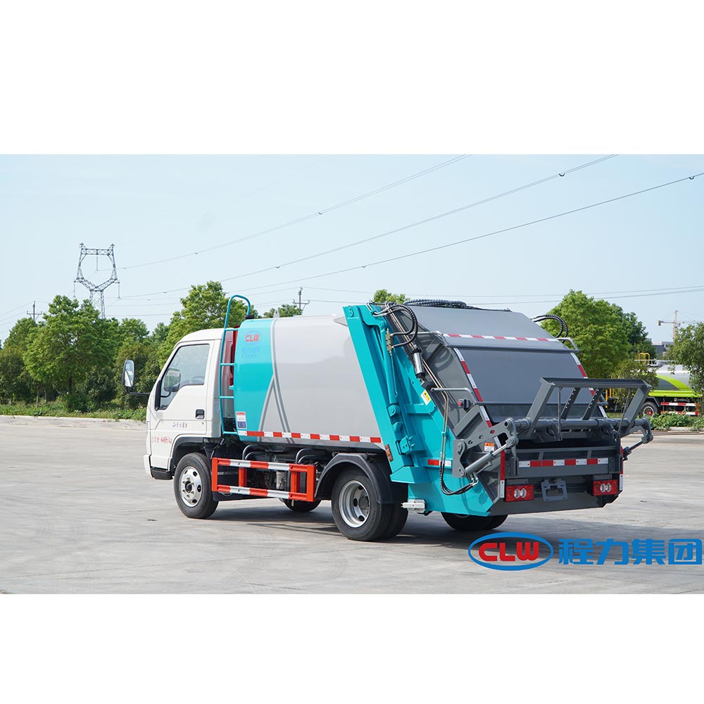 5m³ Compression Garbage Truck Cleanliness